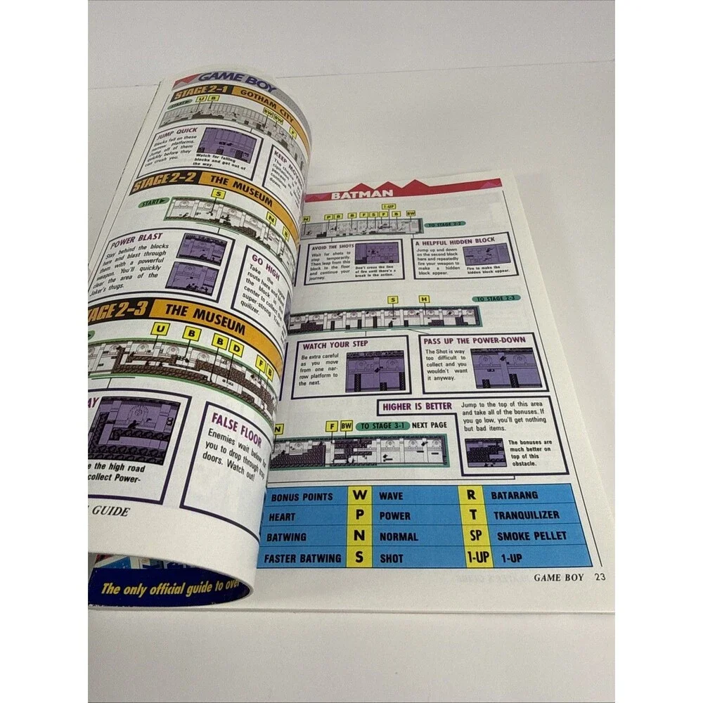 Vintage Official Nintendo Power Magazine Game Boy Player's Guide Book 1991 Rare